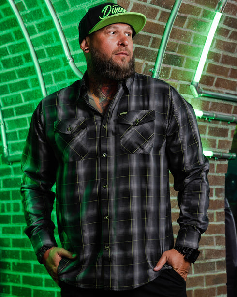 THE OOZE BAMBOO LONG SLEEVE BUTTON UP - MENS